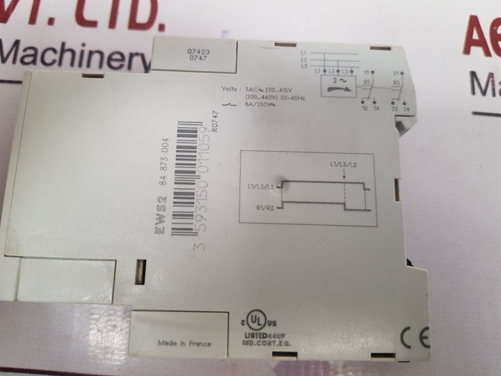 Crouzet Ews2 3 Phases Sequences Relay 07423 0747