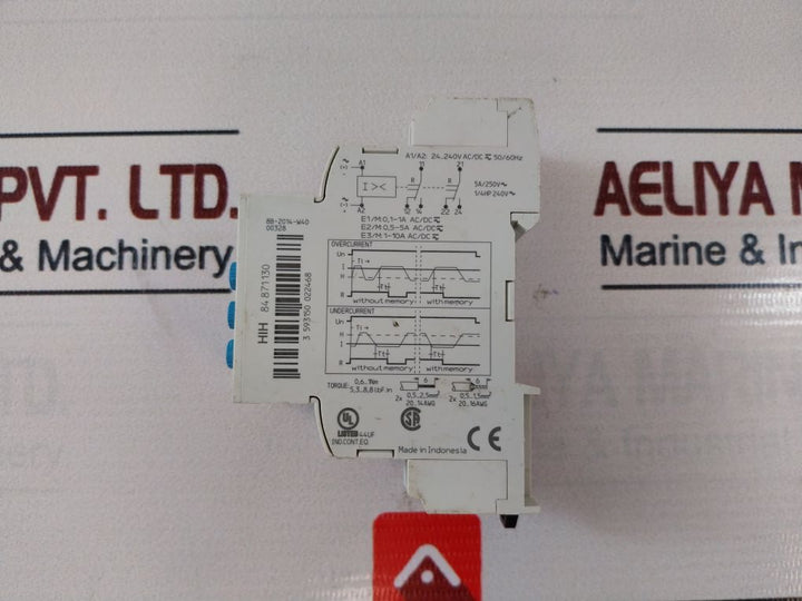 Crouzet Hih 84871130 Current Control Relay 1/4Hp 240V