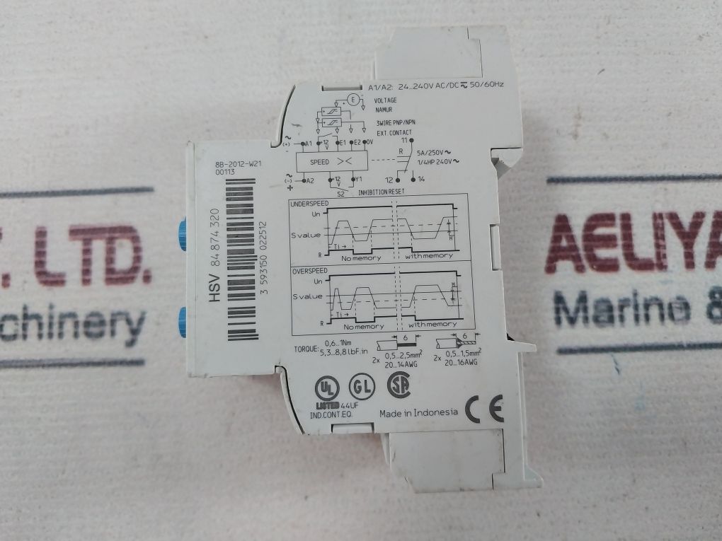 Crouzet Hsv Speed Monitoring Relay 5A/250V~