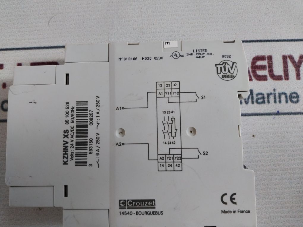 Crouzet Kzhnv Xs Safety Relay 85 100 526 6A 250V