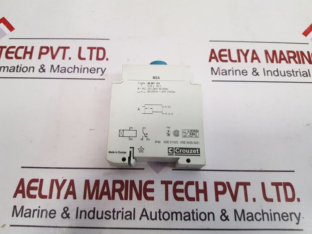 Crouzet M2A Time Delay Relay 88 881 104