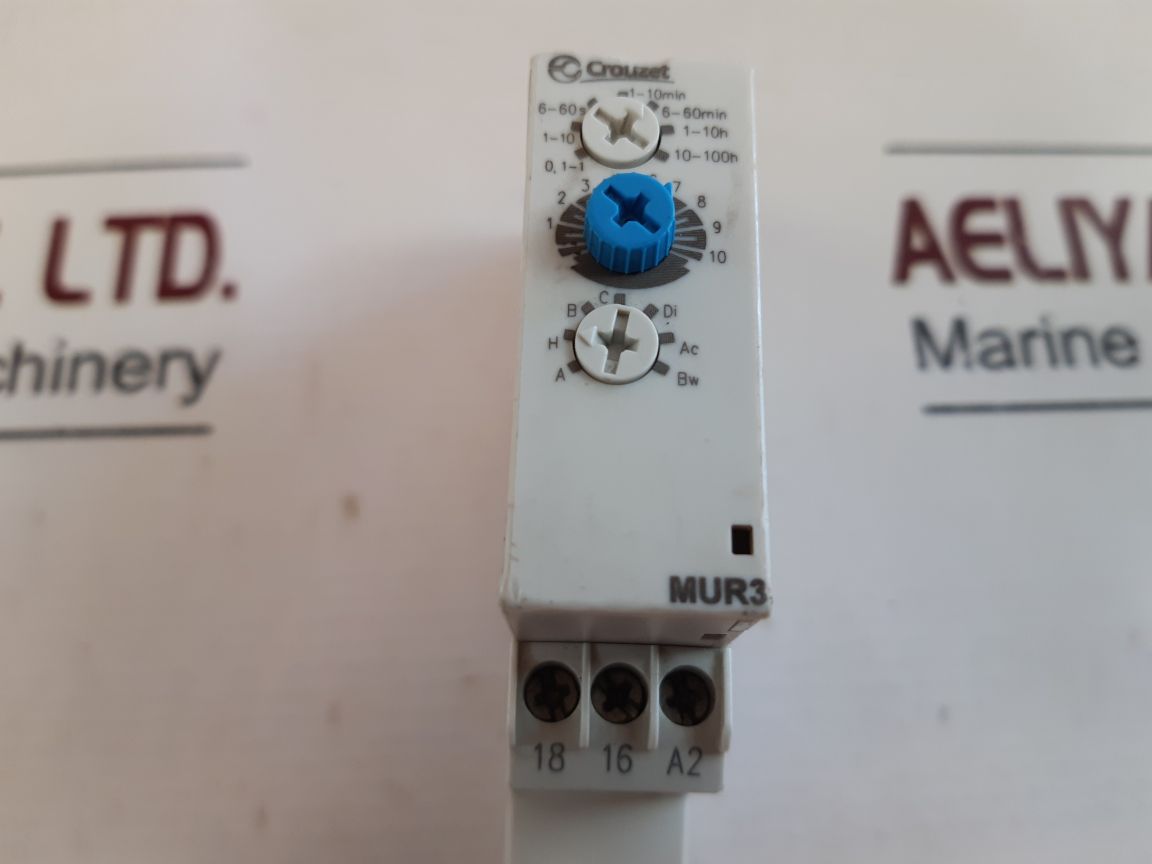 Crouzet Mur3 Time Delay Relay 88 827 103