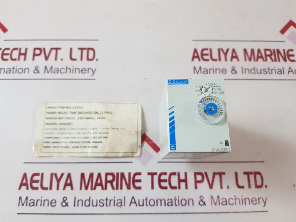 Crouzet pa2r1 time delay relay 88 867 415