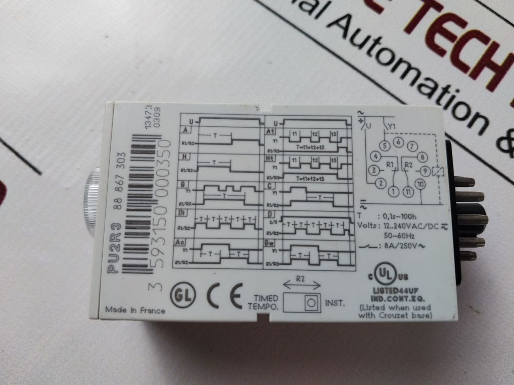 Crouzet Pu2R3 Timer Relay