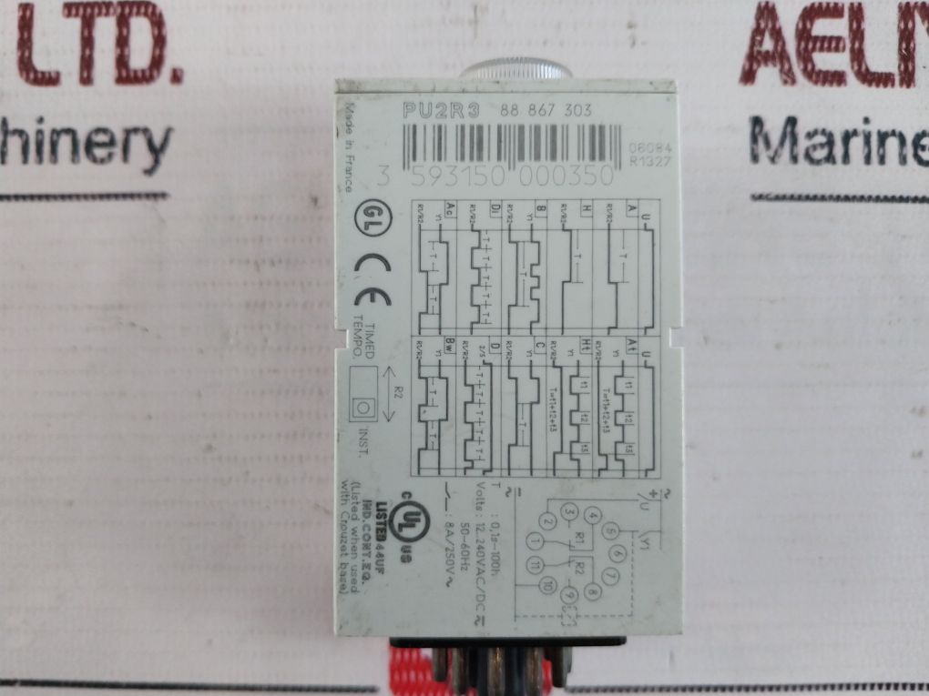 Crouzet Pu2R3 Time Relay 88 867 303