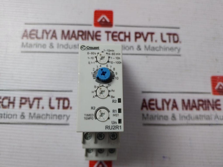Crouzet Ru2R1 Multifunctional Delay Time Relay 24-240Vac 50-60Hz