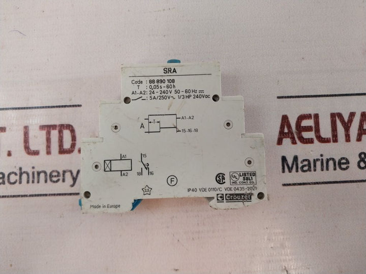 Crouzet Sra Timer Relay 88 890 108