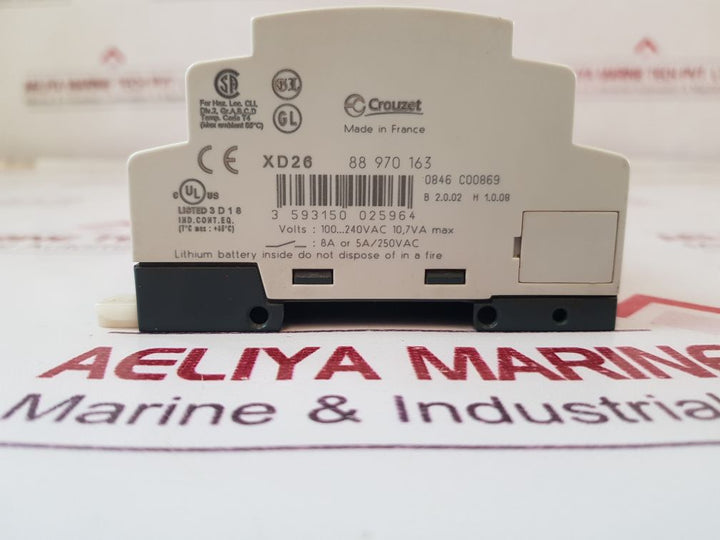 Crouzet Xd26 Millenium Logic Relay Module 88 970 163
