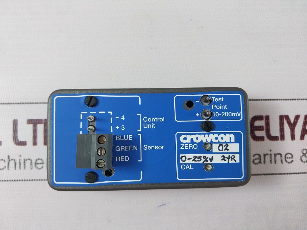 Crowcon S01226/2 Control Panel Test Point 40-200Mv