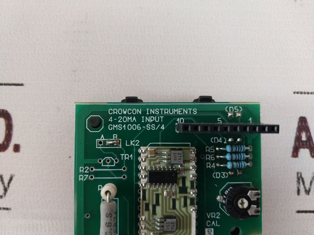 Crowcon Gms1006-ss/4 Pcb Card Input Printed Circuit Board