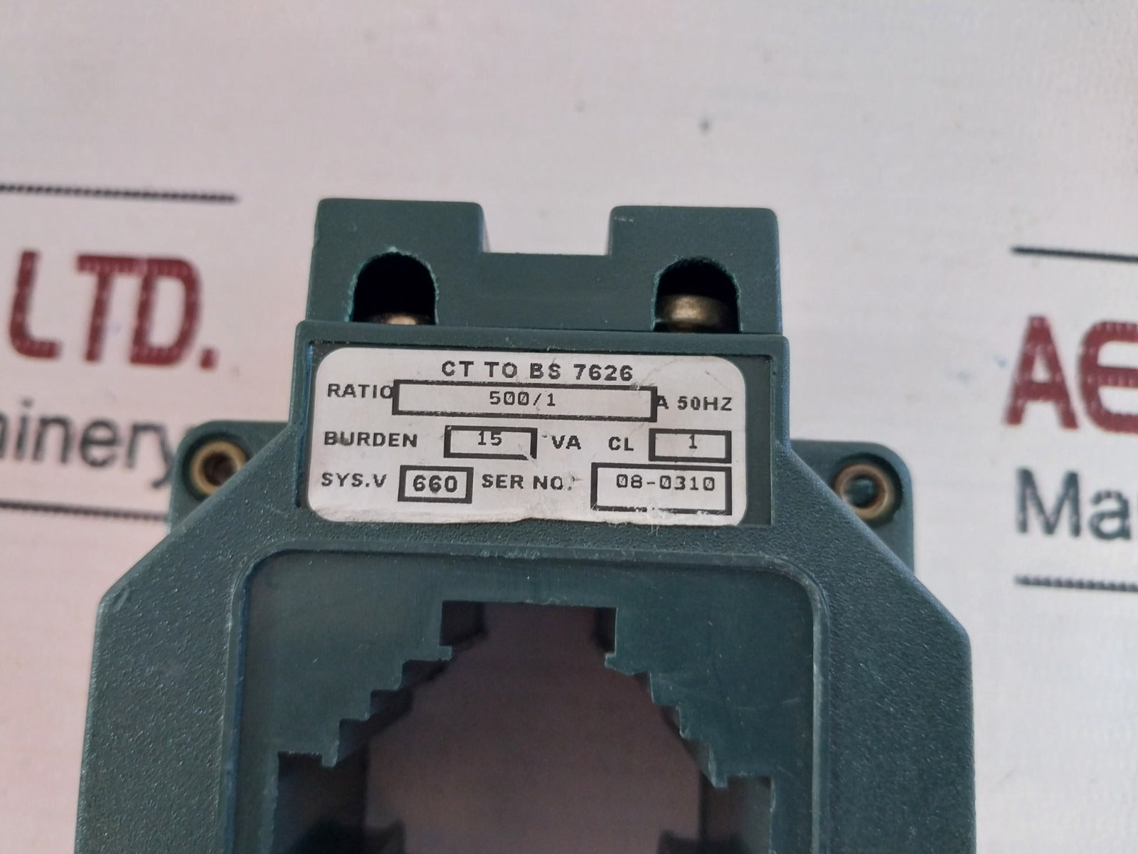 Ct To Bs 7626 Transformer 500/1 A 50Hz