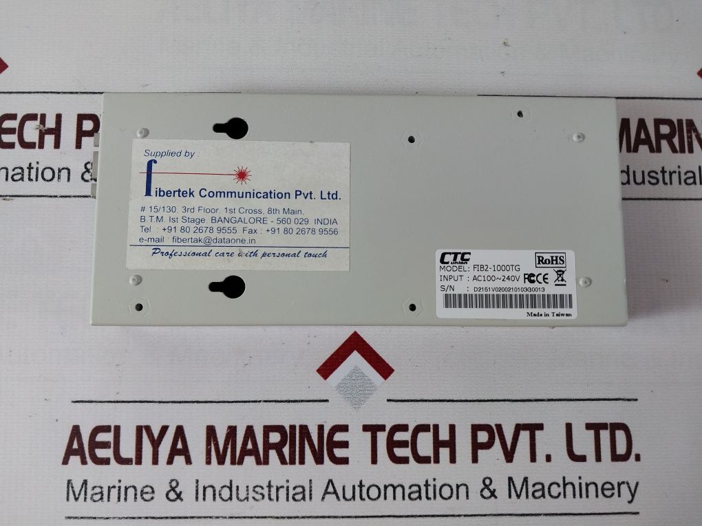 Ctc Union Fib2-1000Tg Optical Fiber Media Converter