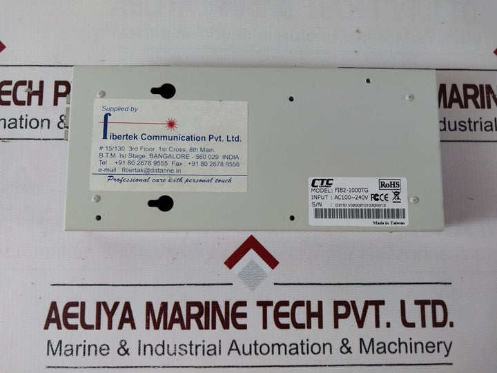 Ctc Union Fib2-1000Tg Optical Fiber Media Converter