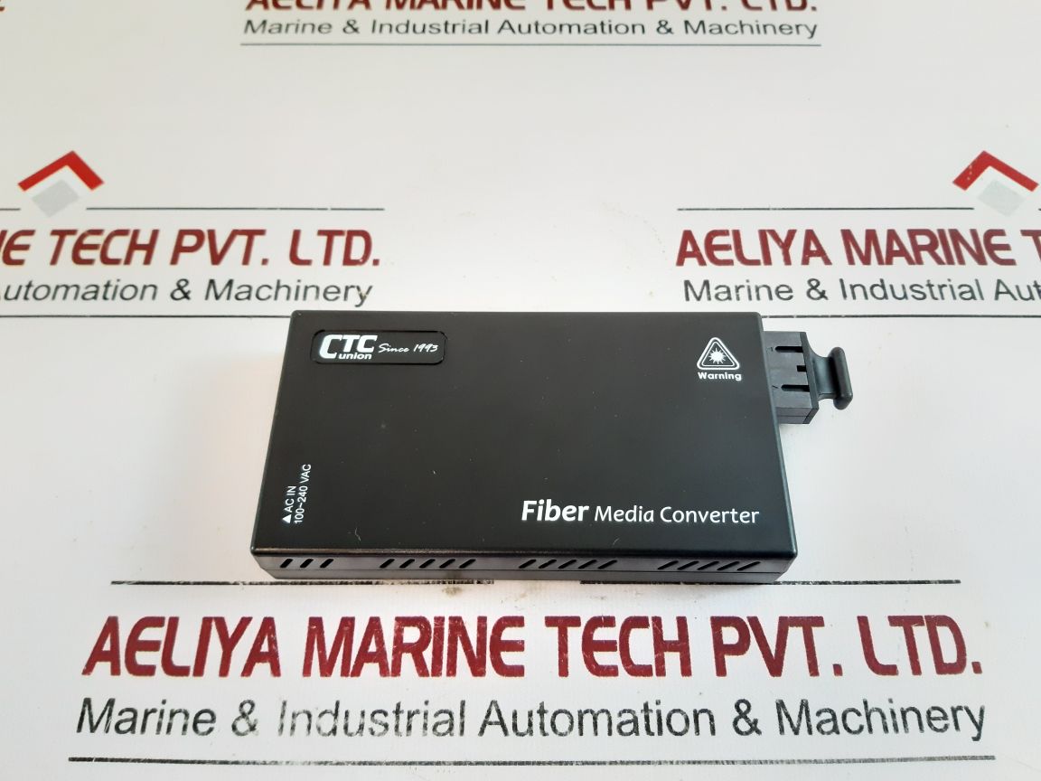 Ctc Union Fmc-10100-sc002Ac Fiber Media Converter
