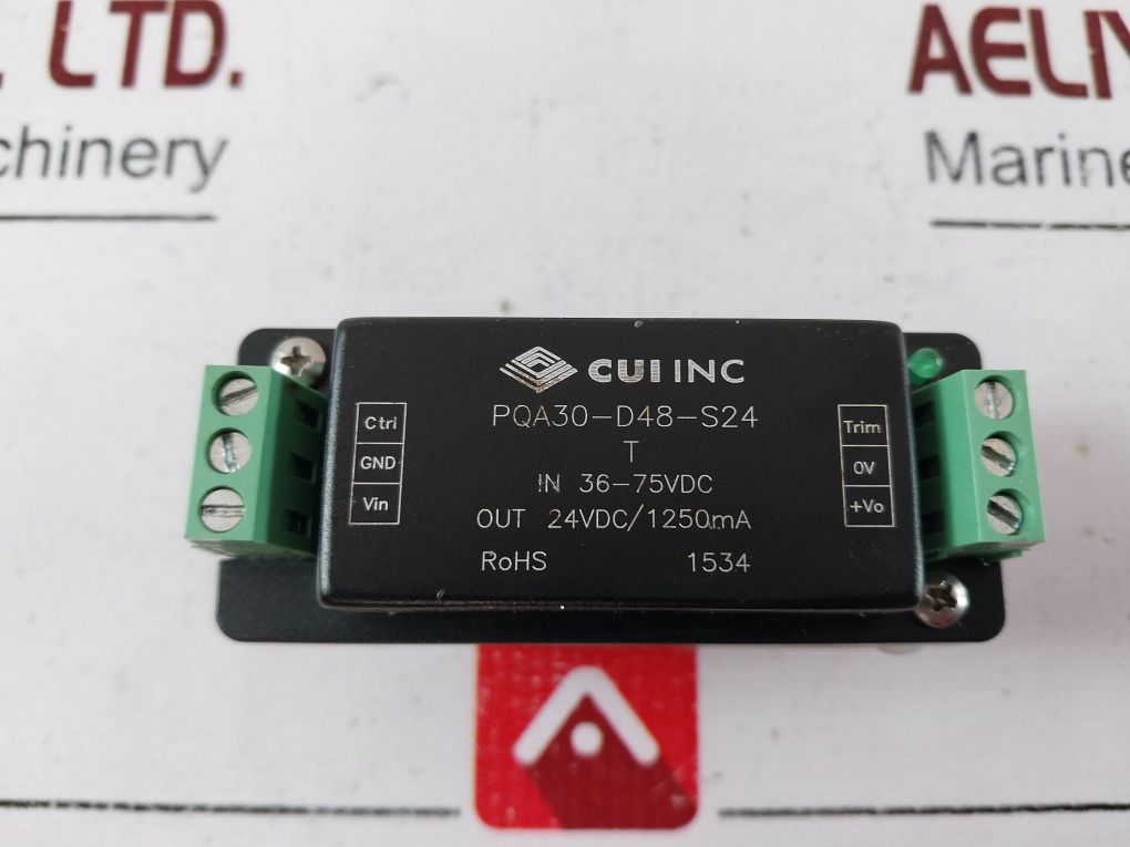 Cui Pqa30-d48-s24-t Isolated Dc-dc Converter