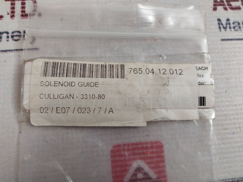 Culligan 3310-80 Solenoid Guide