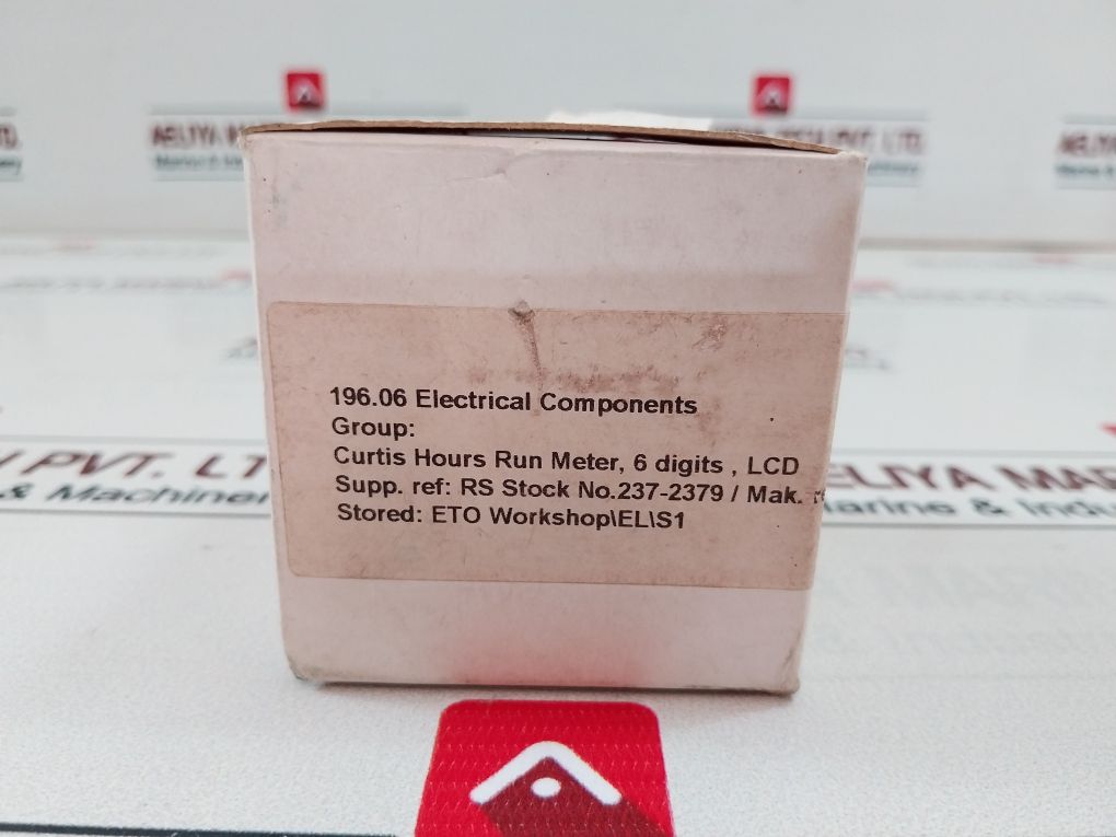 Curtis 18400180 Hour Meter 1/10 Hours 6 Digits, Lcd