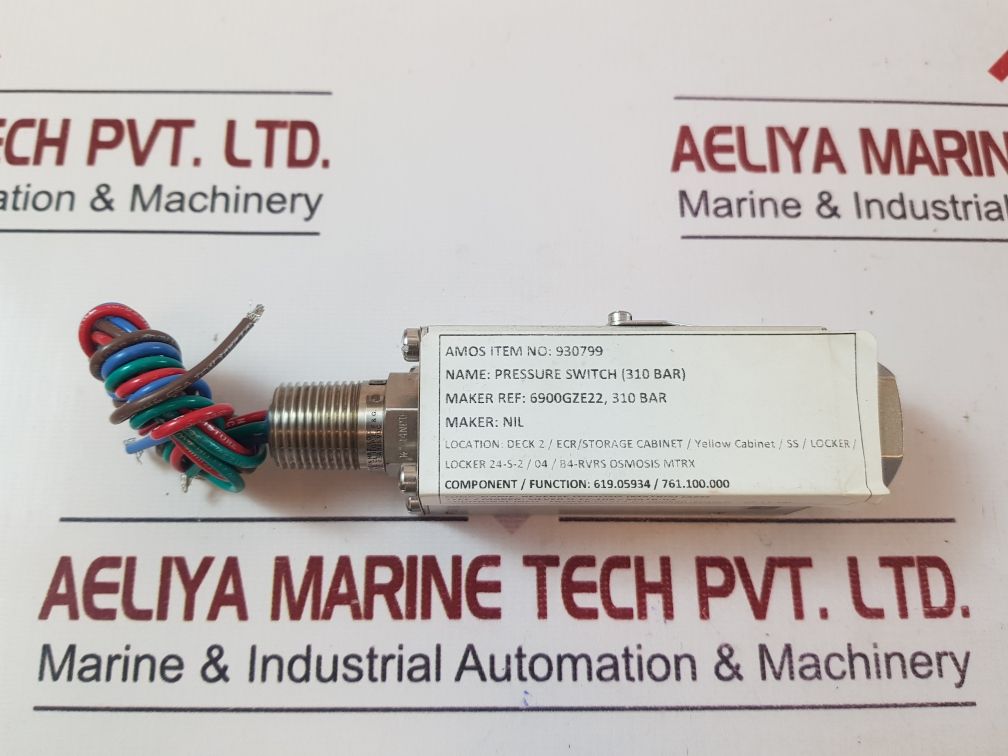 Custom Control Sensors 6900Gze22 Pressure Switch