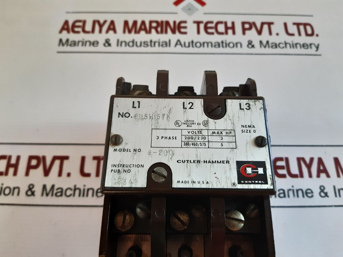 Cutler-hammer 6-200 Motor Starter