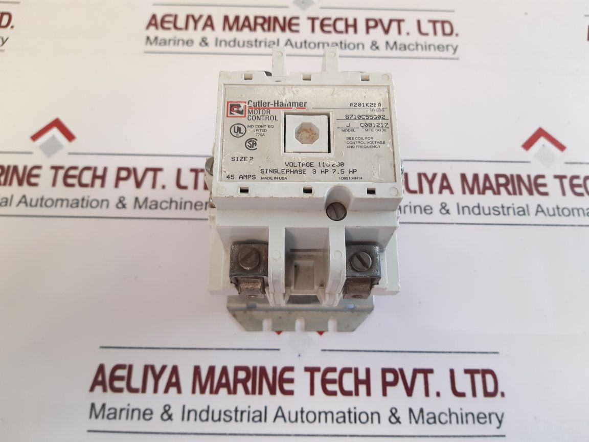 Cutler-hammer 6710C55G02 Motor Control Contactor