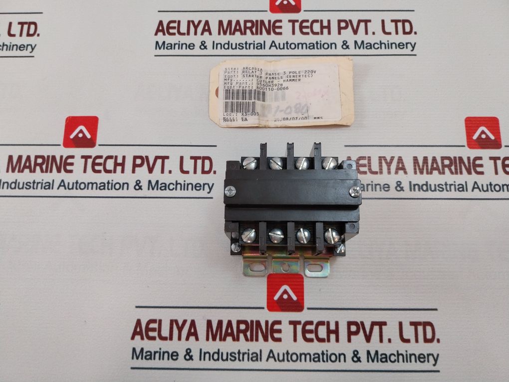 Cutler-hammer 9560H392B Contactor 6-172-11 220V