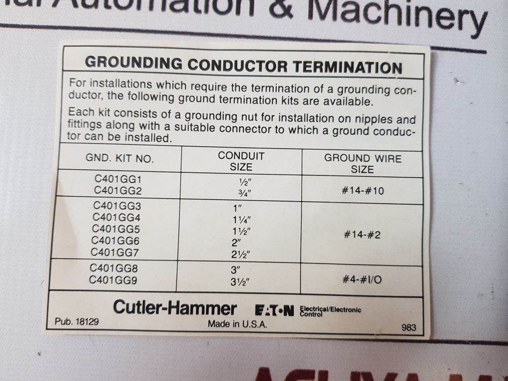 Cutler-hammer 9575H2526A Power Duty Relay Hn61Aj108