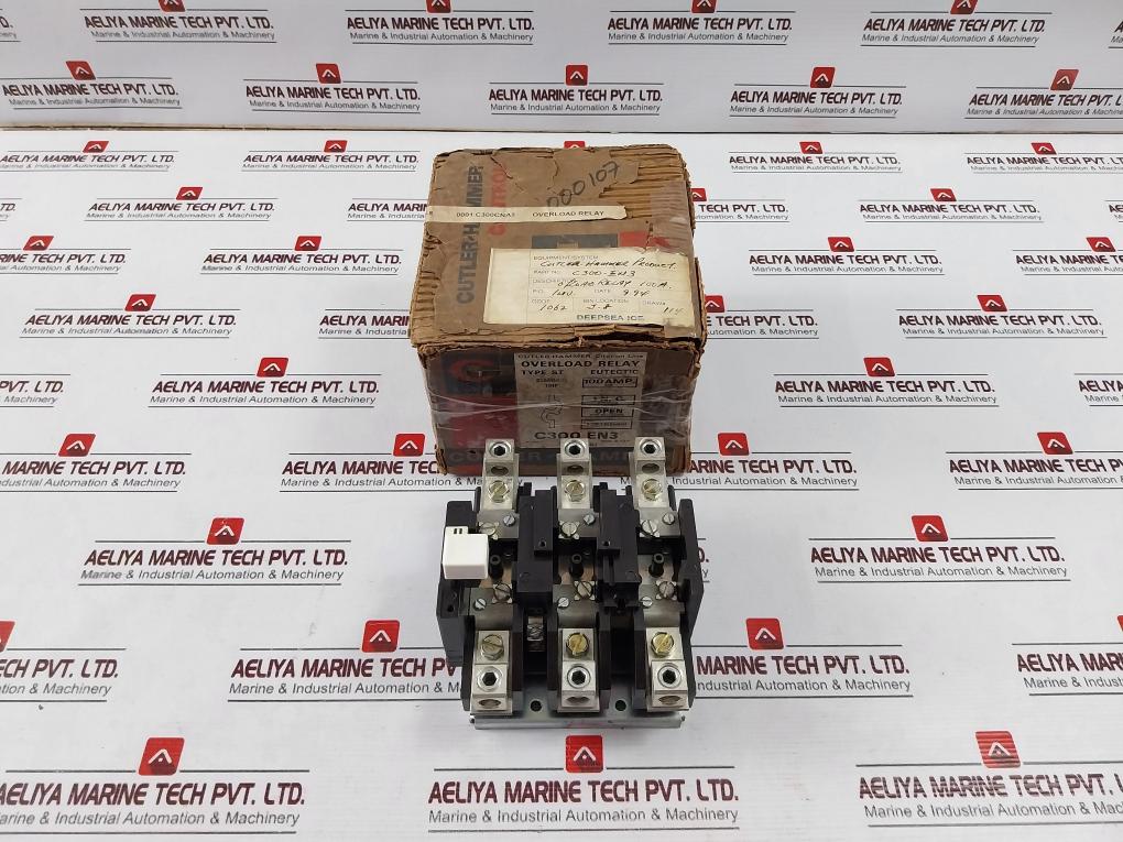 Cutler-hammer C300En3 Overload Relay 100 Amp 600V Max Ac