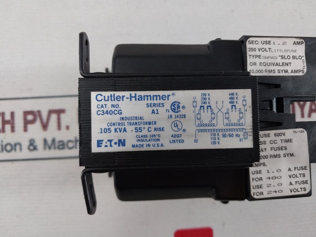 Cutler-hammer C340Cg Industrial Control Transformer