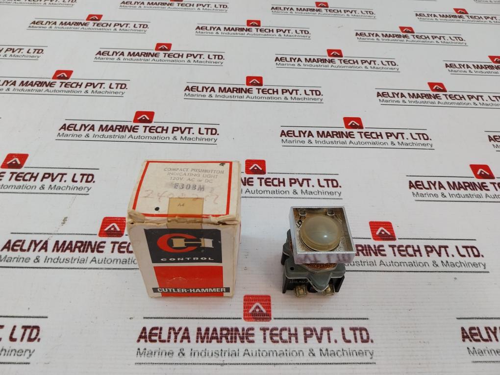 Cutler-hammer E30Bm Compact Pushbutton Indicating Light 120V