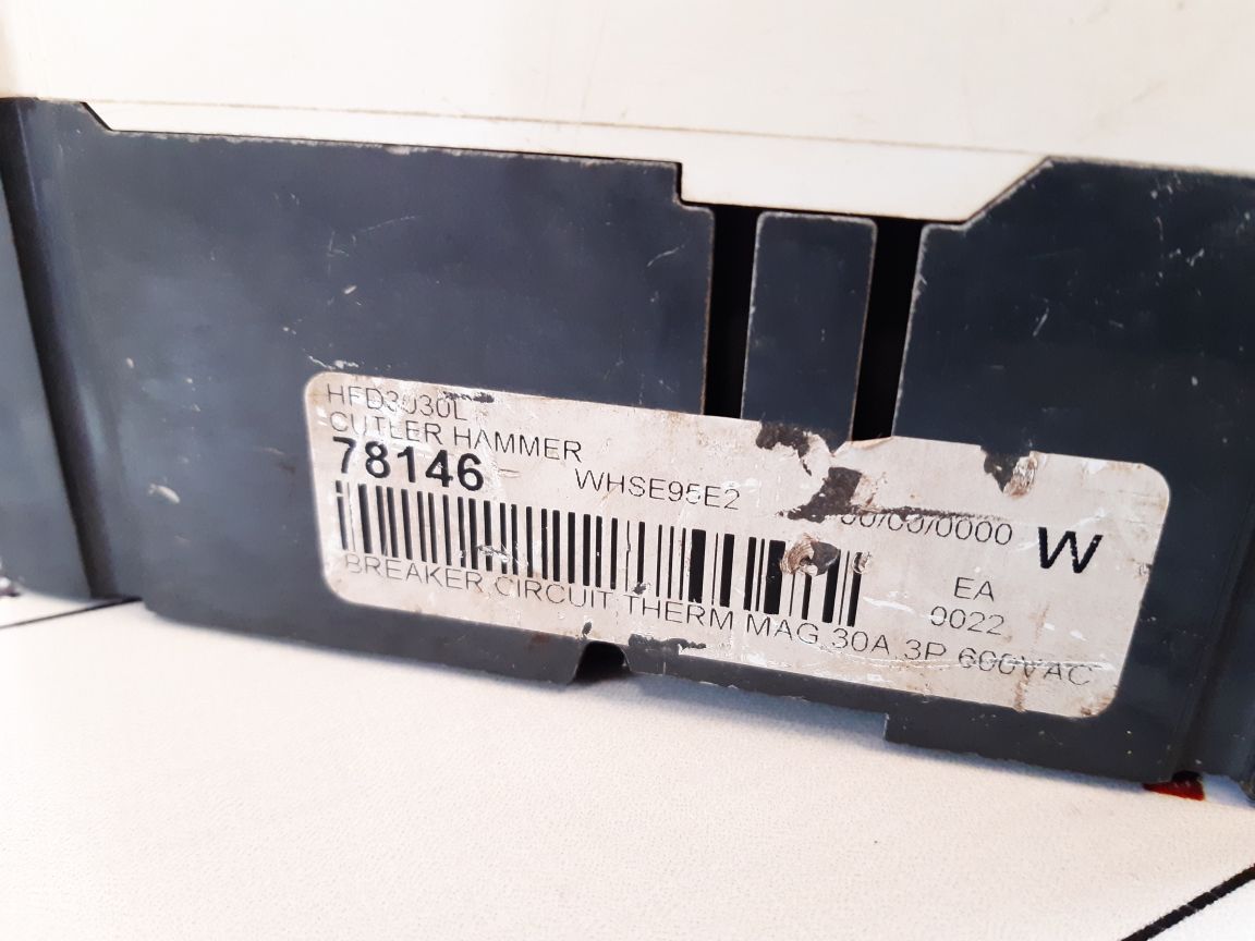 Cutler-hammer Hfd3030L Hfd 65K Circuit Breaker