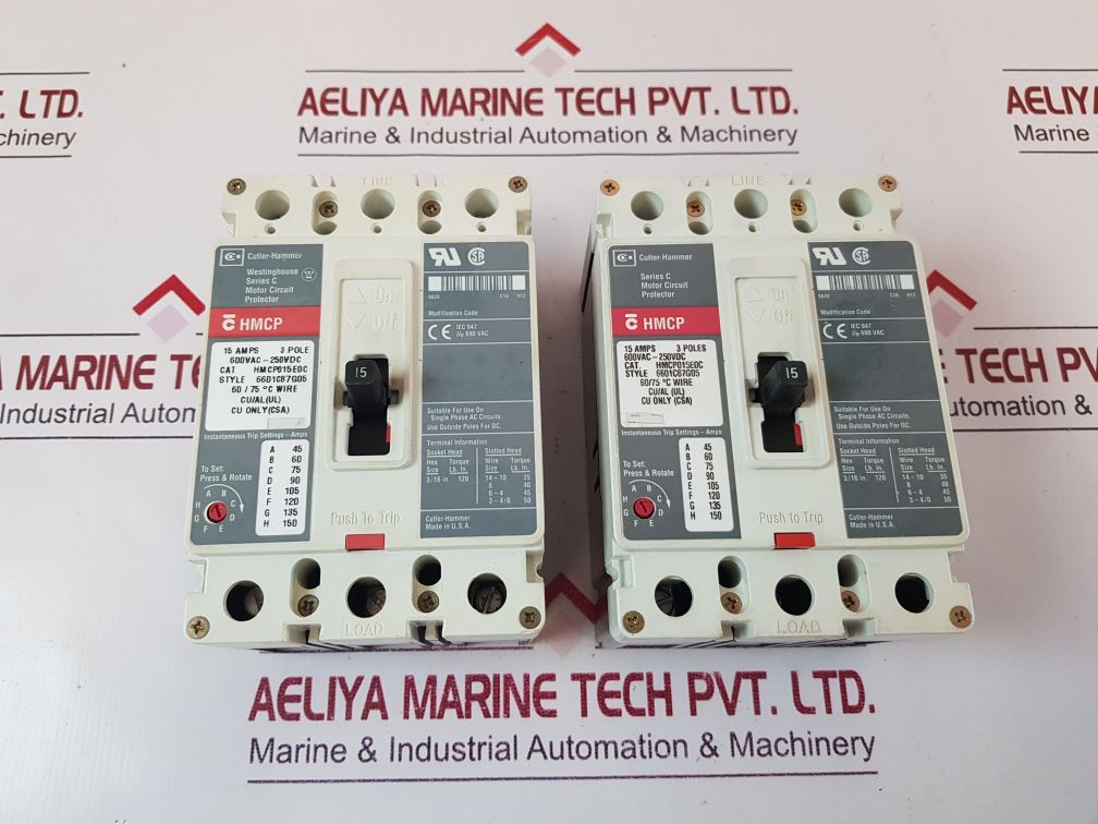 Cutler-hammer Hmcp015E0C Motor Circuit Breaker
