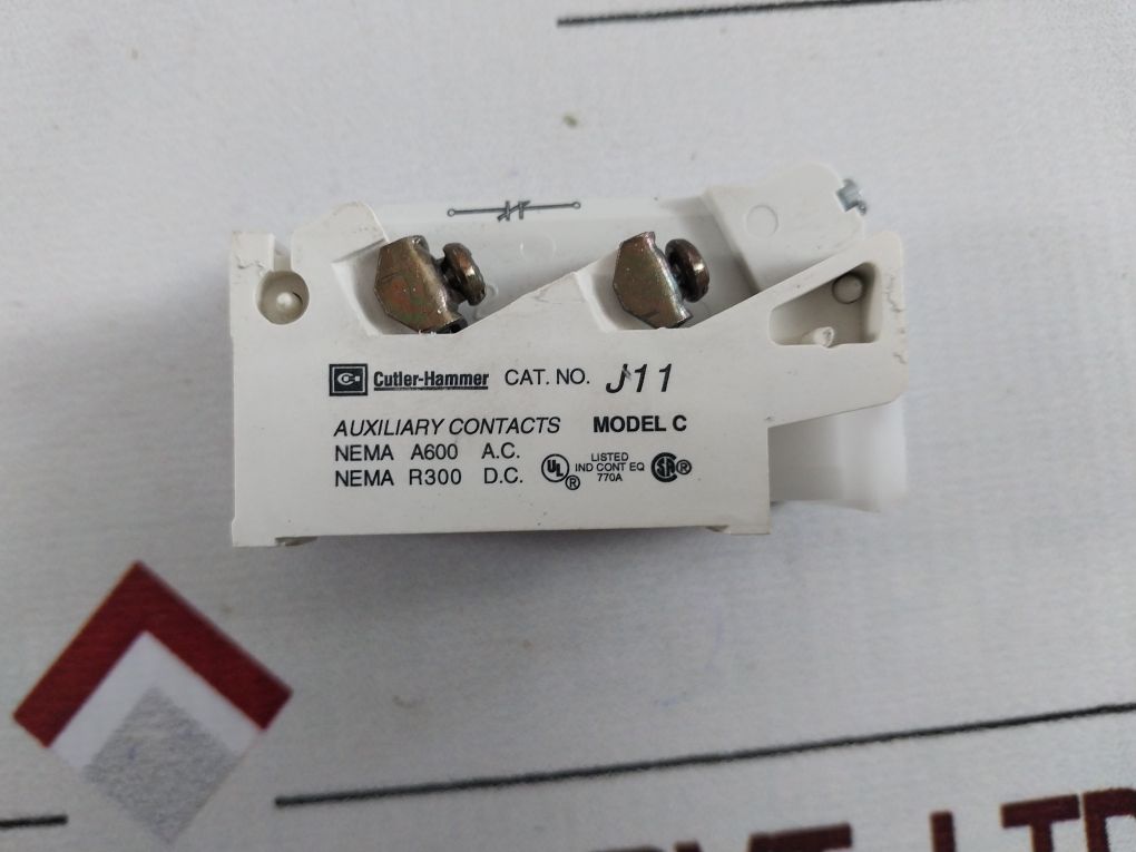 Cutler-hammer J11 Auxiliary Contacts 9084A17G01