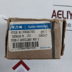 Cutler-hammer J11 Auxiliary Contacts 9084A17G01