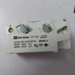 Cutler-hammer J20 Auxiliary Contacts Model-c Type-j