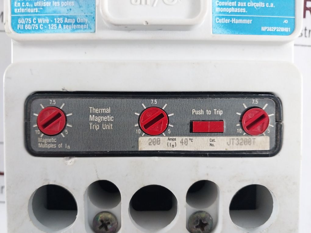 Cutler-hammer Jd3250F Circuit Breaker 3A83976G18