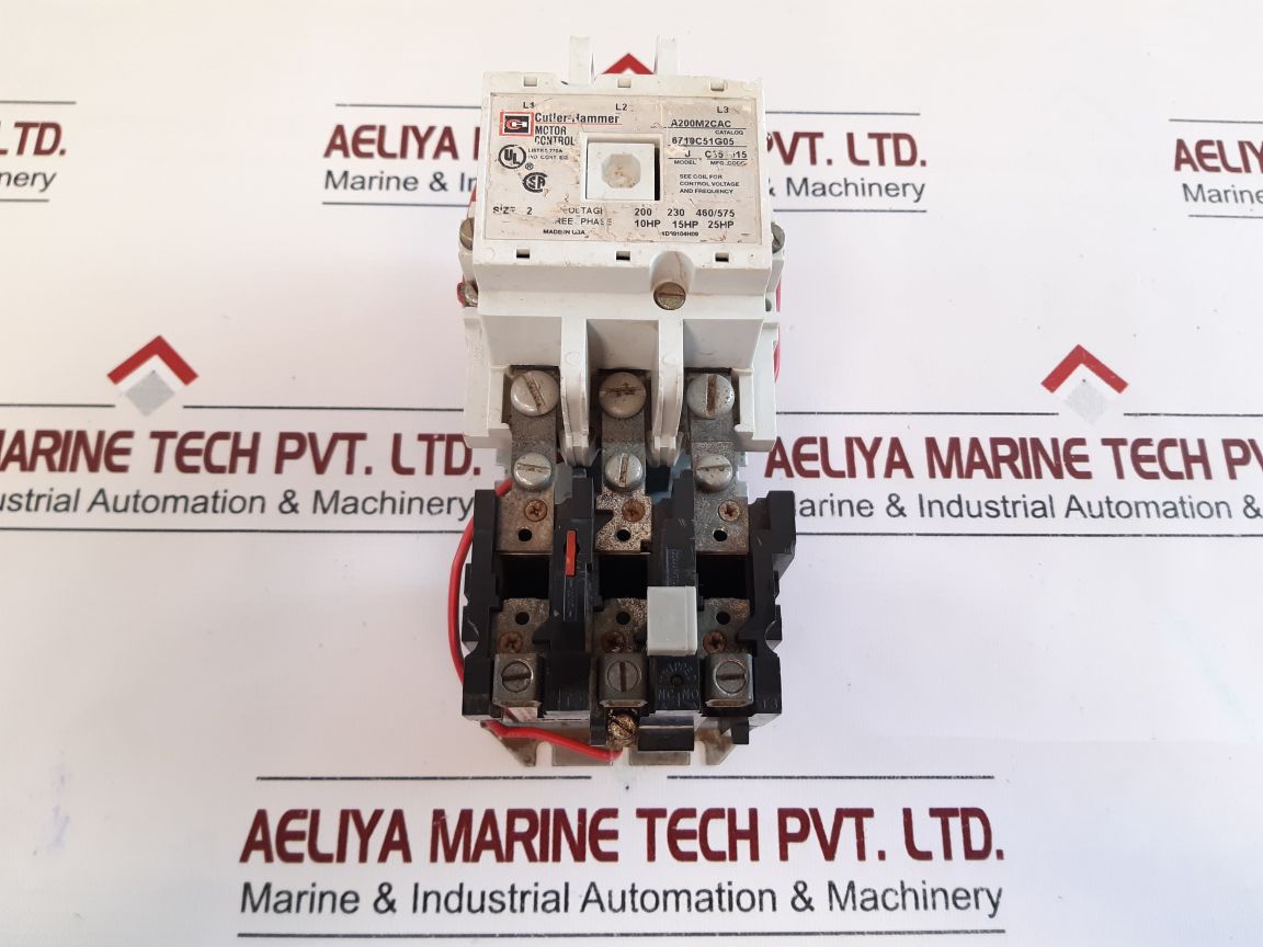 Cutler Hammer A200M2Cac Motor Control Starter