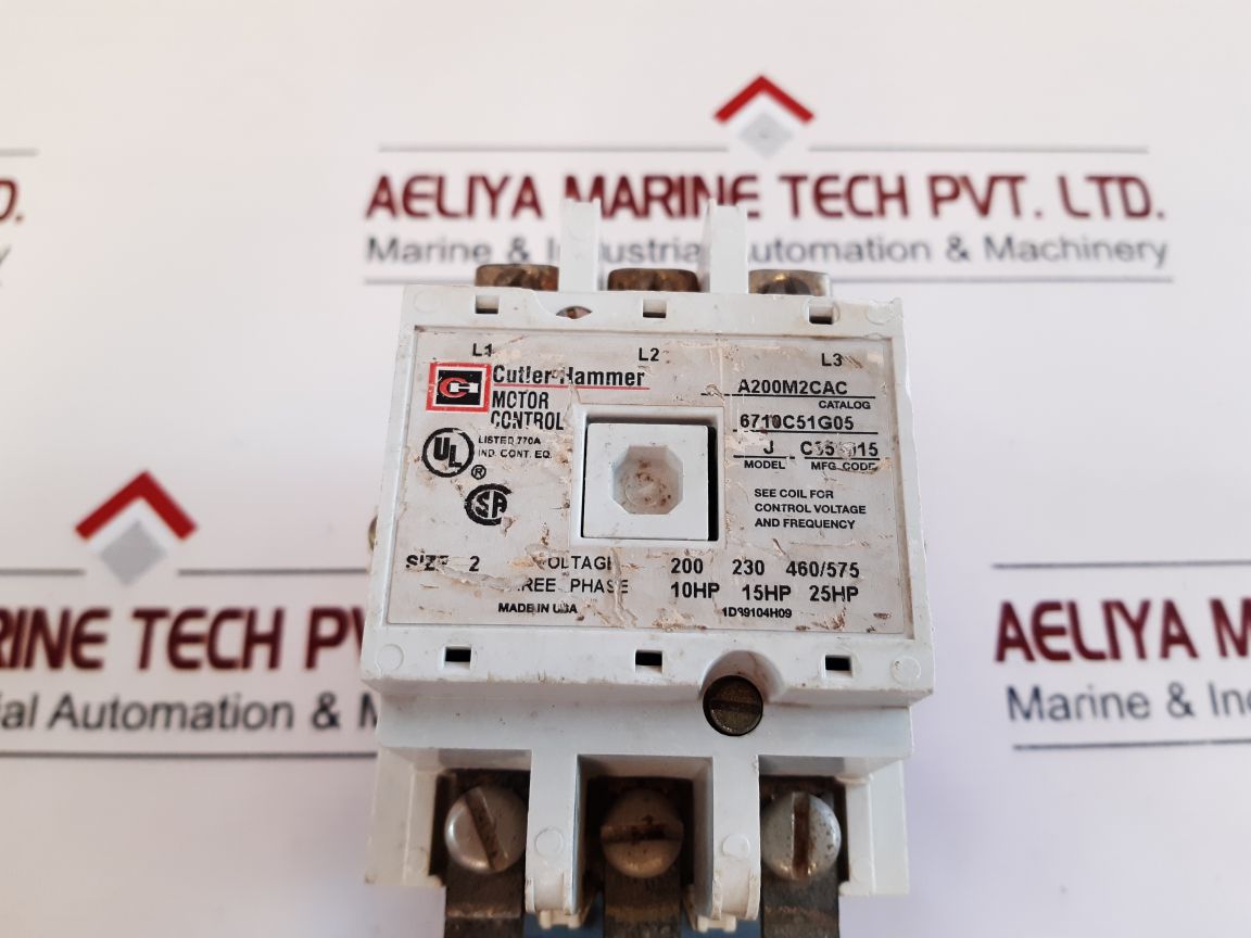 Cutler Hammer A200M2Cac Motor Control Starter