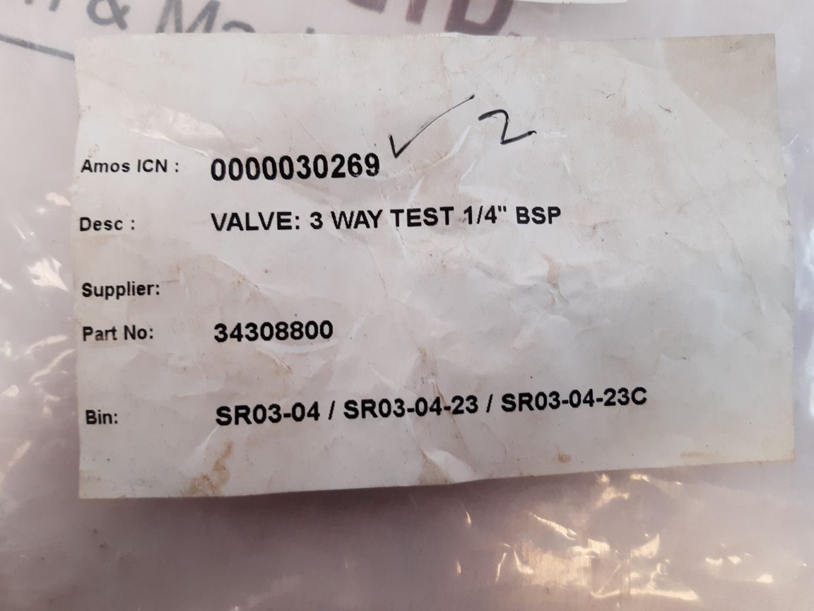 Cw614N 3 Way Ball Valve 34308800
