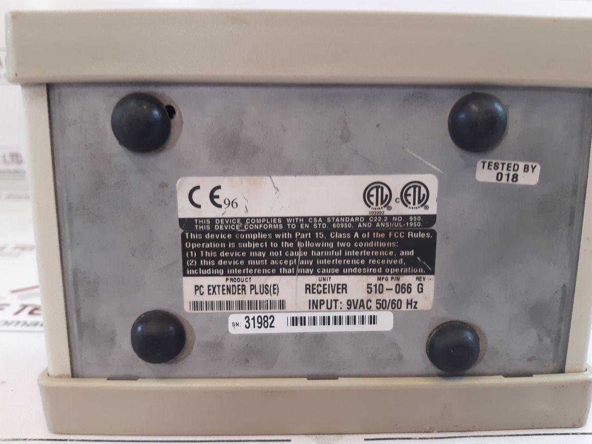 Cybex 510-066 RevG Receiver Pc Extender Plus (E)
