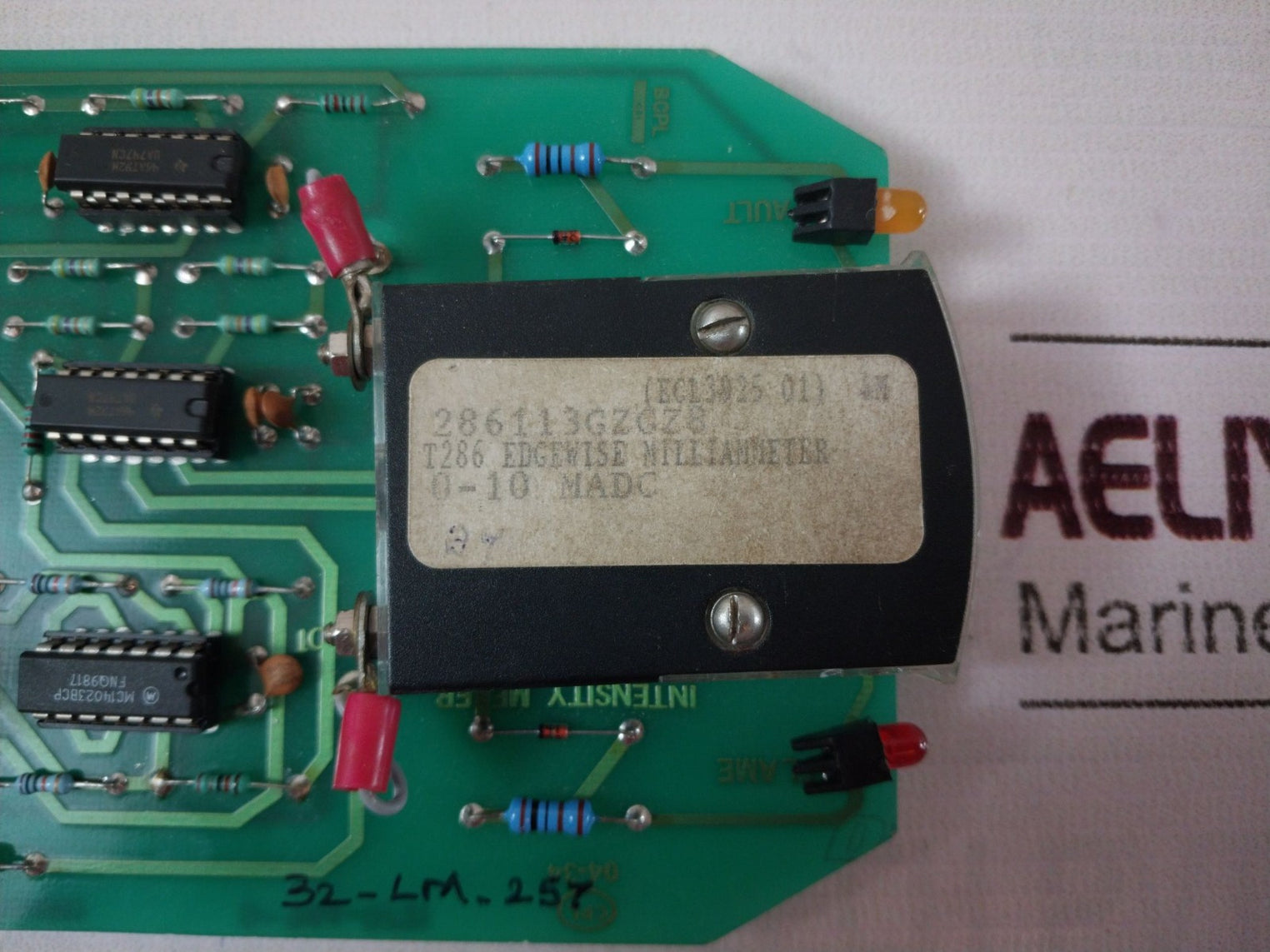 Alstom D-984-0721 Lamp And Meter Board