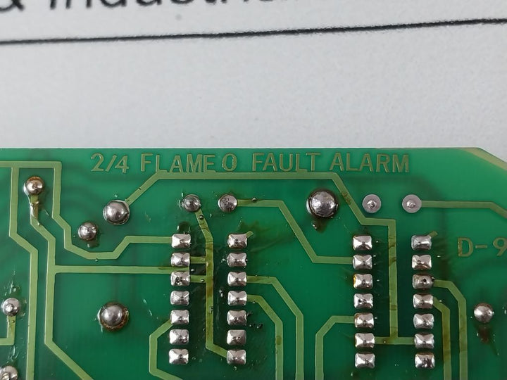 Alstom D-984 0584 2/4 Flame & Fault Alarm Board