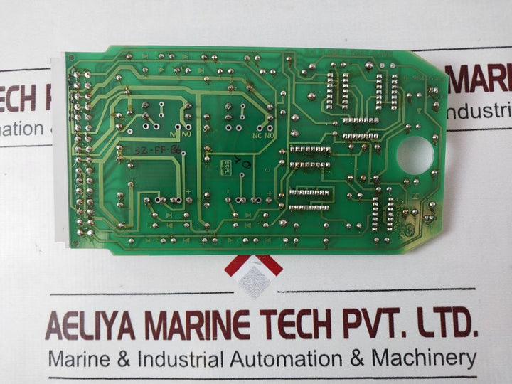 Alstom D-984 0584 2/4 Flame & Fault Alarm Board