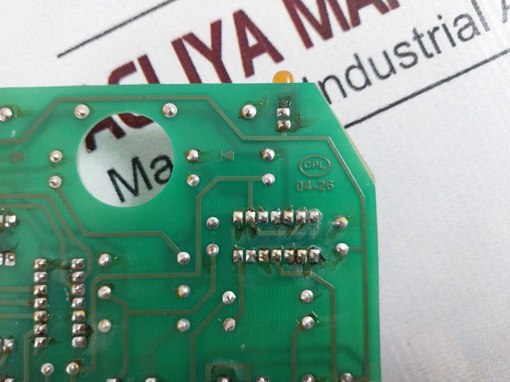Alstom D-984 0584 Pcb 2/4 Flame & Fault Alarm Board