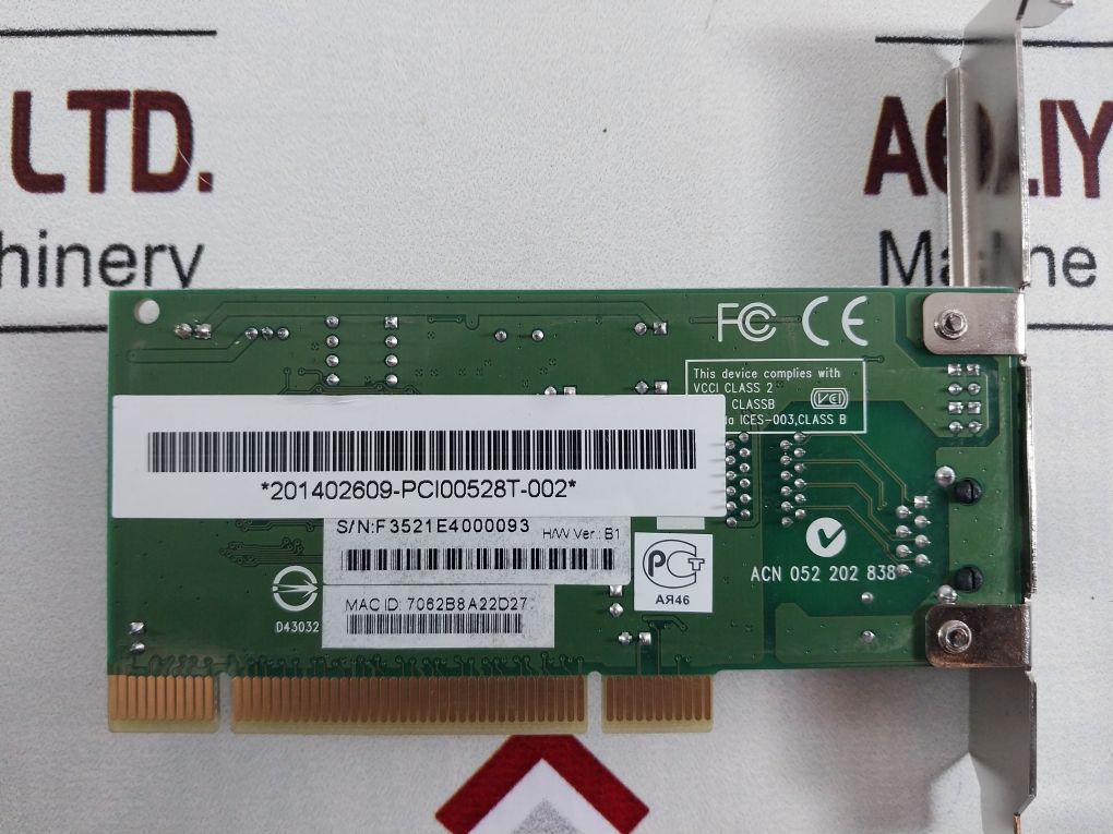 D-link Dge-528T Rev. B1 Ethernet Network Card Acn 052 202 838