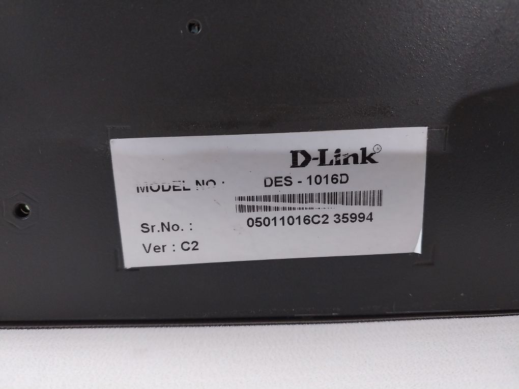 D-link Des-1016D Ethernet Switch Ver: C2