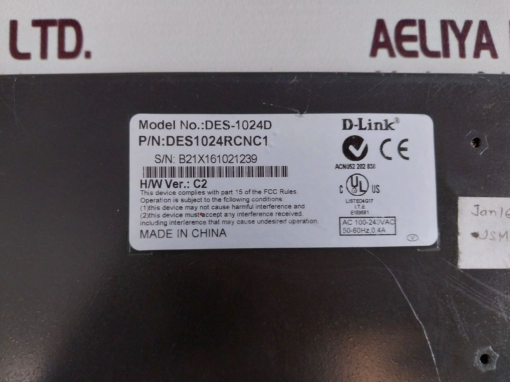 D-link Des-1024D 10/100 Fast Ethernet Switch