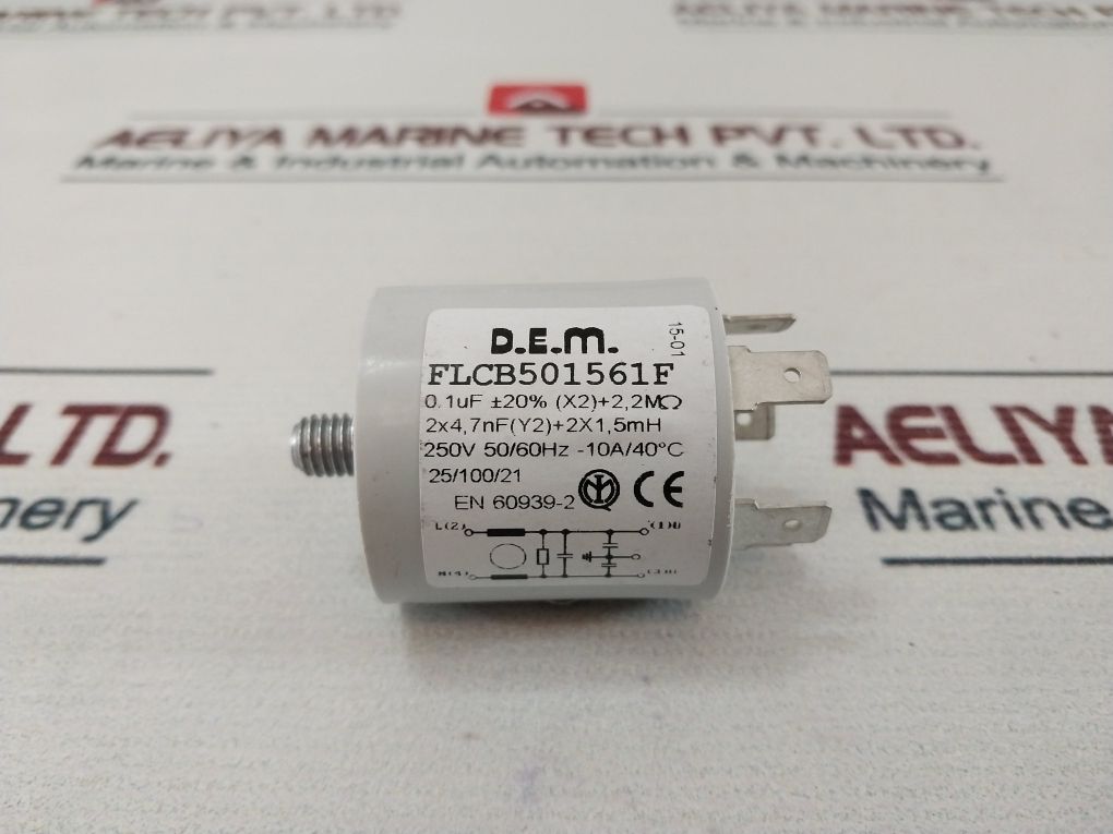 D.E.M. Flcb501561F Interference Suppressor Filter