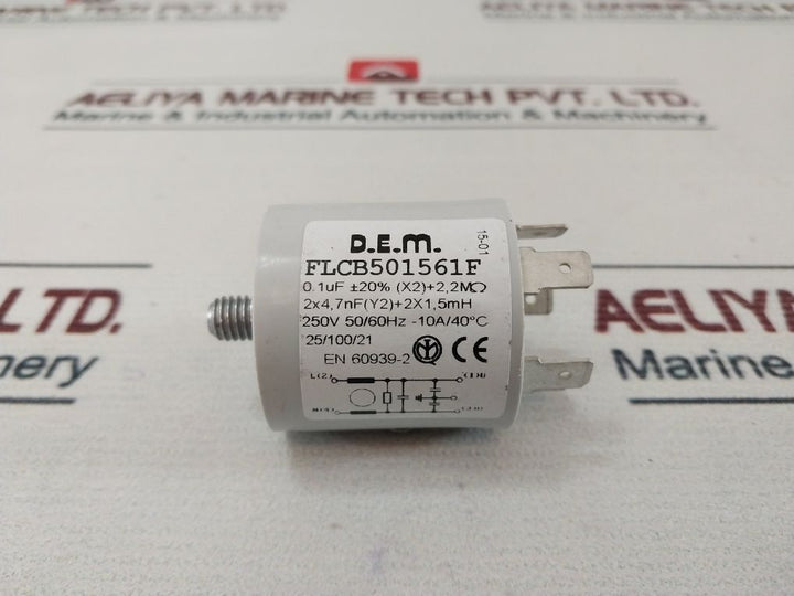 D.E.M. Flcb501561F Interference Suppressor Filter