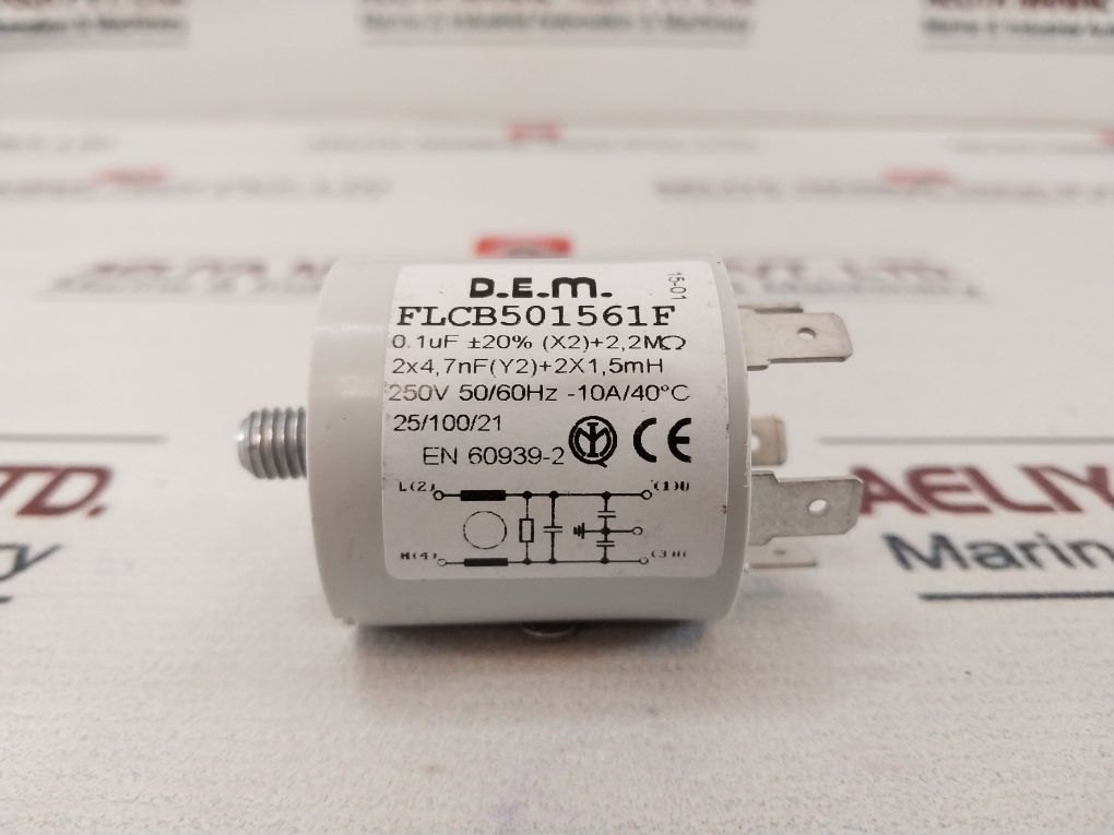 D.E.M. Flcb501561F Interference Suppressor Filter