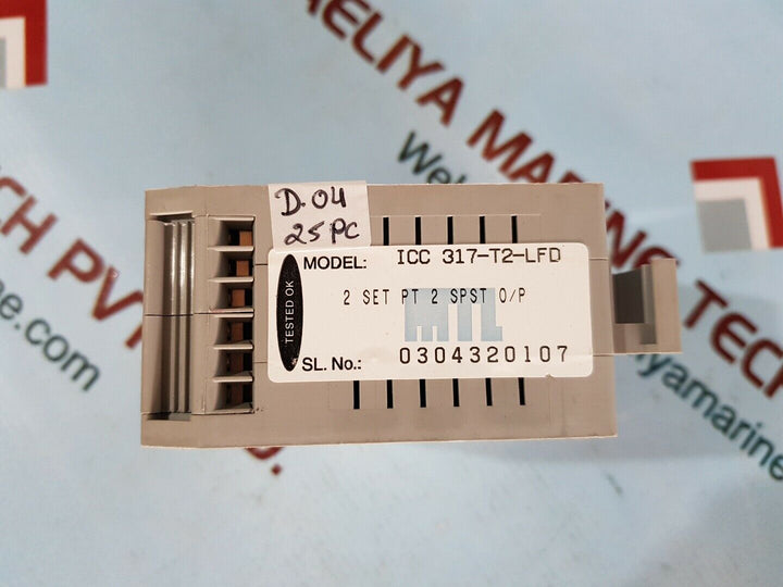 Mtl Icc 317 General Purpose Trip Amplifier Icc 317-t2-lfd